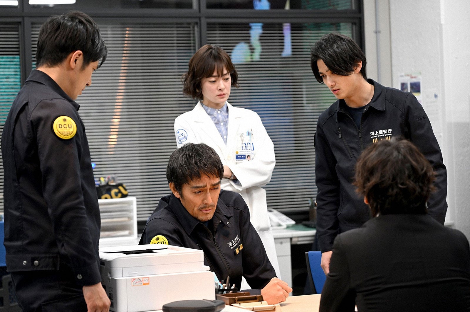 高橋光臣、阿部寛、市川実日子、横浜流星／「DCU」最終話より（C）TBS