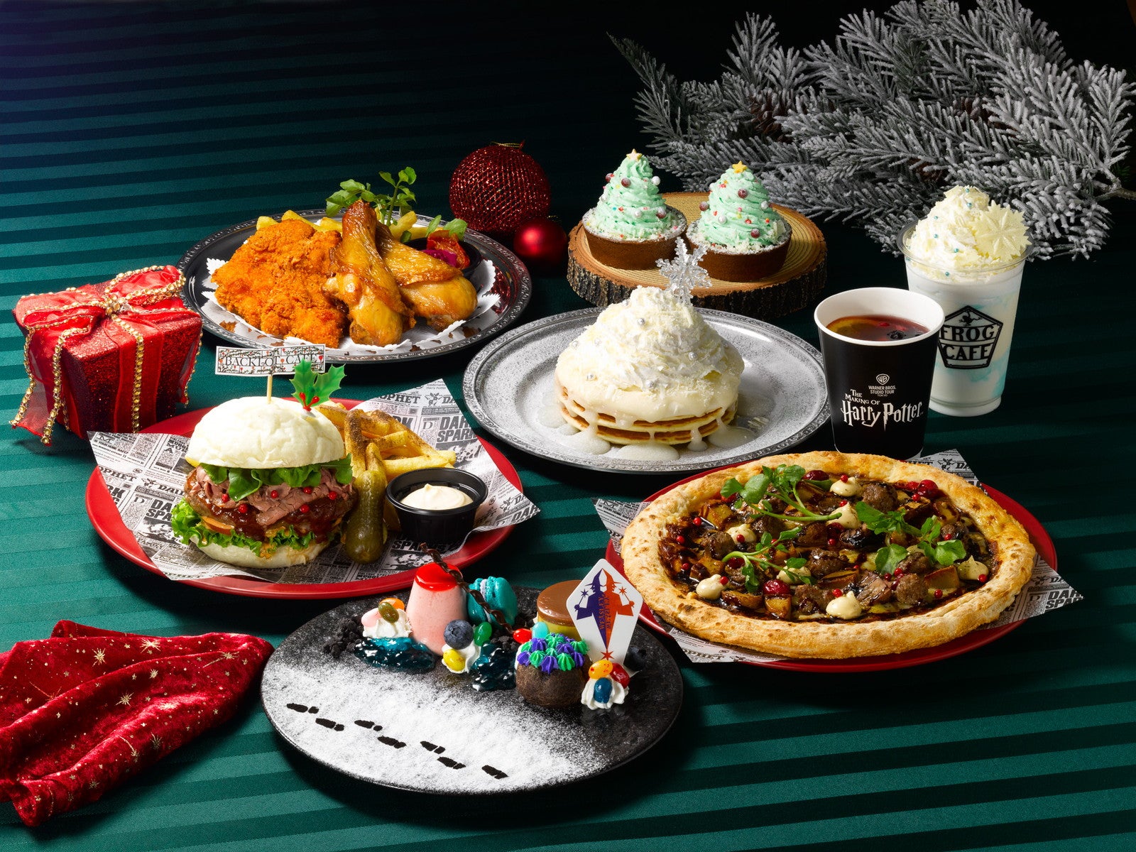 スタジオツアー東京、クリスマス企画「ホグワーツ・イン・ザ・スノー」限定メニュー公開