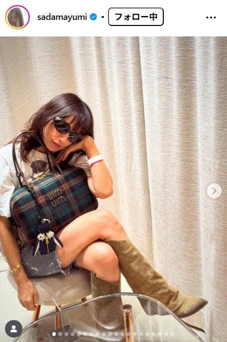 佐田真由美Instagramより