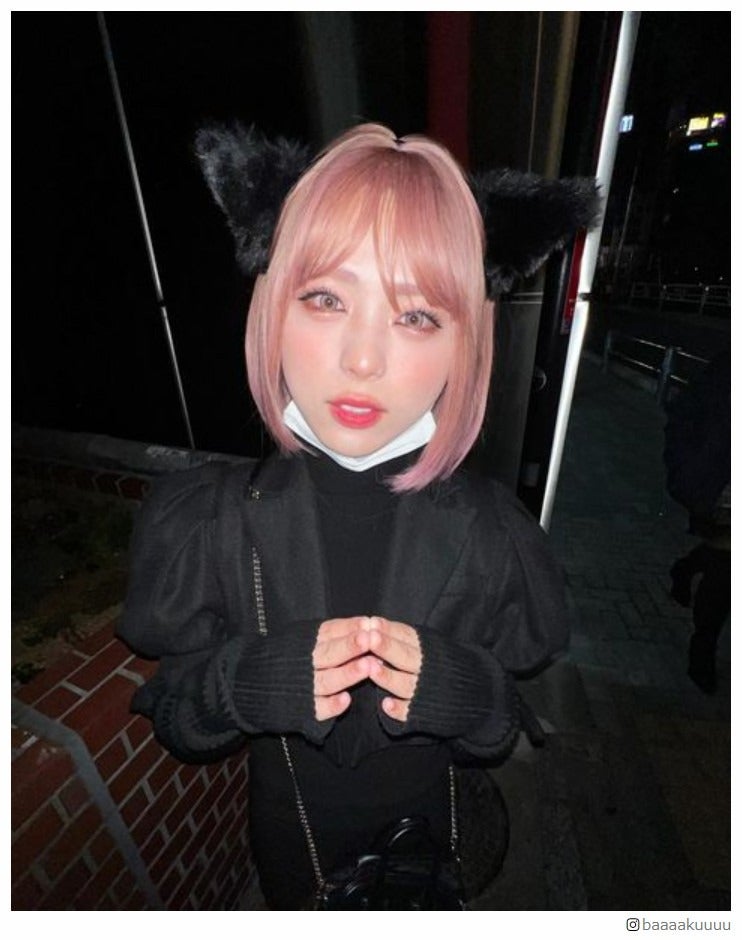 井手上漠「SPY×FAMILY」アーニャコスプレ披露「可愛すぎる」「ピンク髪最高」の声