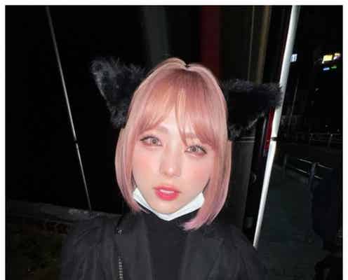 井手上漠「SPY×FAMILY」アーニャコスプレ披露「可愛すぎる」「ピンク髪最高」の声