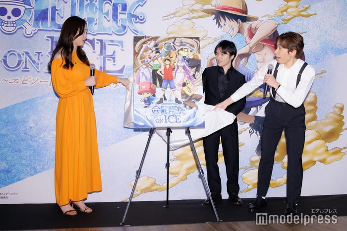 本田望結、宇野昌磨、織田信成(C)モデルプレス