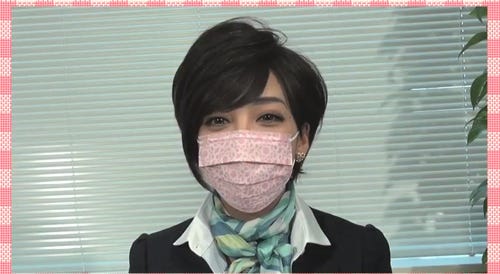 滝川クリステル風メイク完成