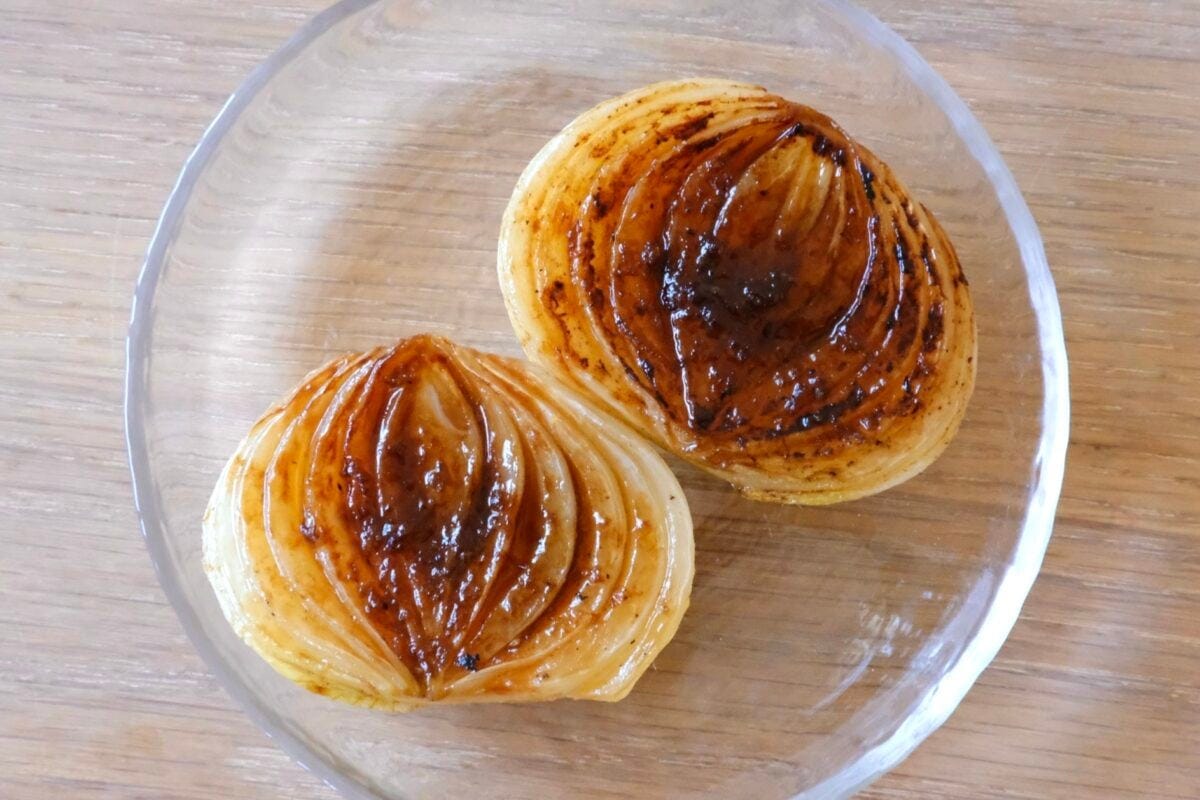 ギャル曽根「新玉ねぎのステーキ」