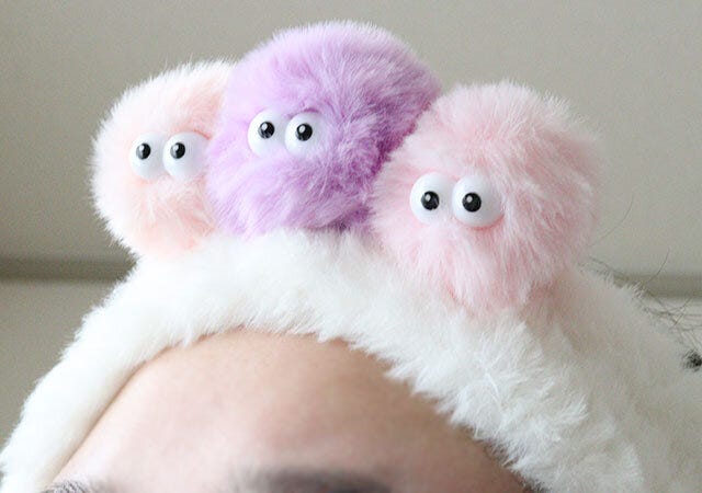 ダイソーのふわふわヘアバンド