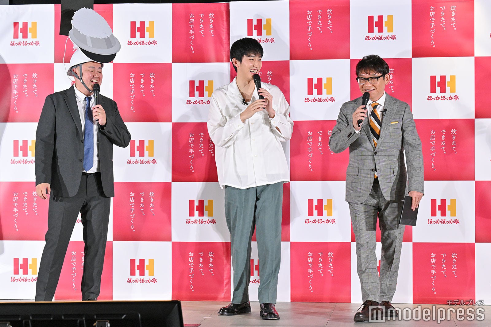 松本直樹氏、杉野遥亮、飯尾和樹（C）モデルプレス