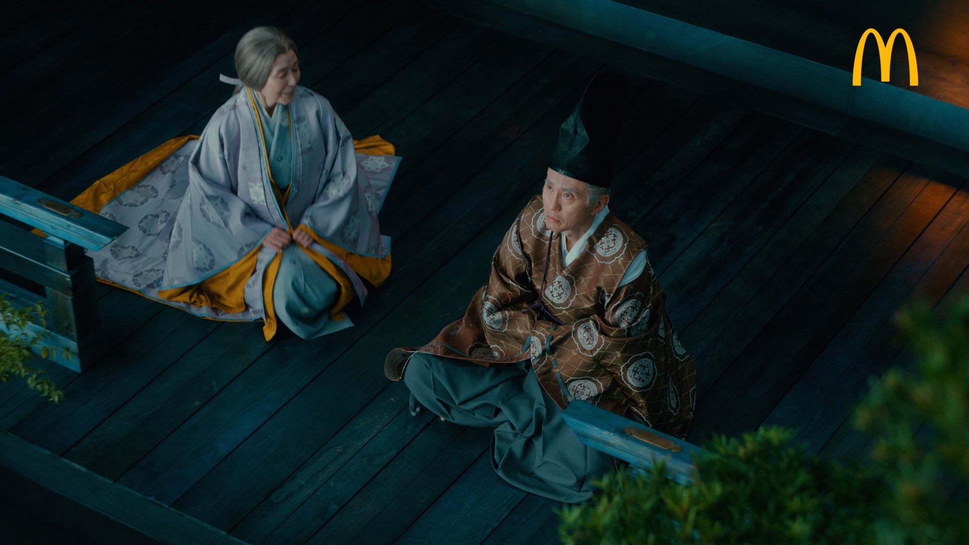 手塚理美、松重豊「帰ってきたかぐや姫」篇 （提供写真）