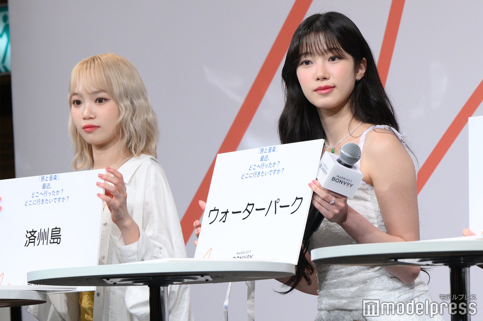 KIM CHAEWON、KAZUHA／LE SSERAFIM（C）モデルプレス