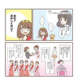 コミックエッセイ『コミュ力低めでちょいオタな私が 準ミス日本になるまで』（KADOKAWA、2016年1月22日発売）より（画像提供：KADOKAWA）