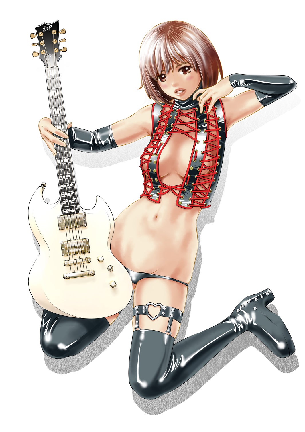 こしばてつやが描き下ろした藤田恵名（提供写真）