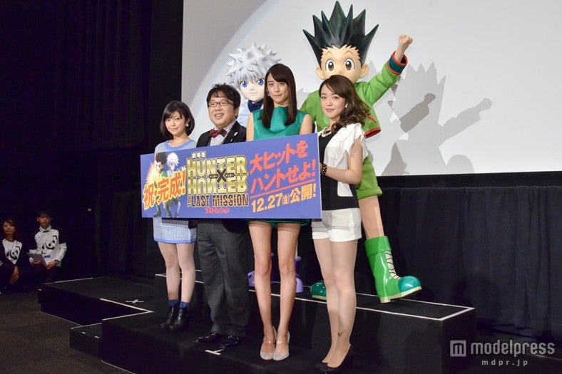 （左から）伊瀬茉莉也、天野ひろゆき、山本美月、潘めぐみ