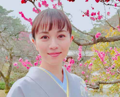比嘉愛未、上品な着物姿ショットに「美しい」絶賛の声続出