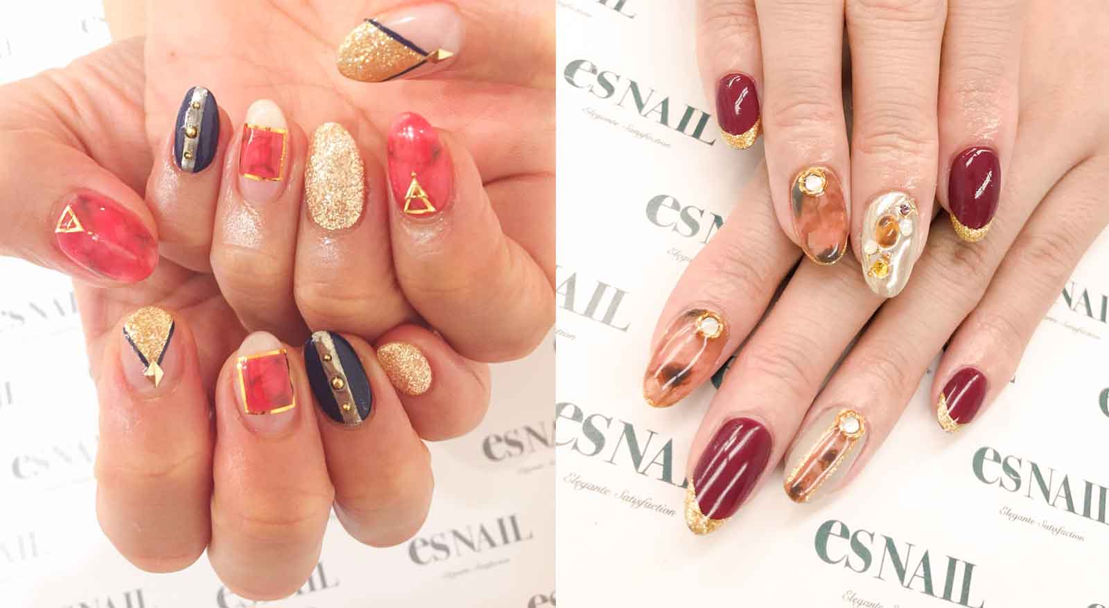 今年はどのデザインにする？秋に人気の“べっ甲ネイル”で大人レディになろう