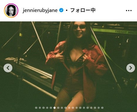 JENNIE公式Instagramより