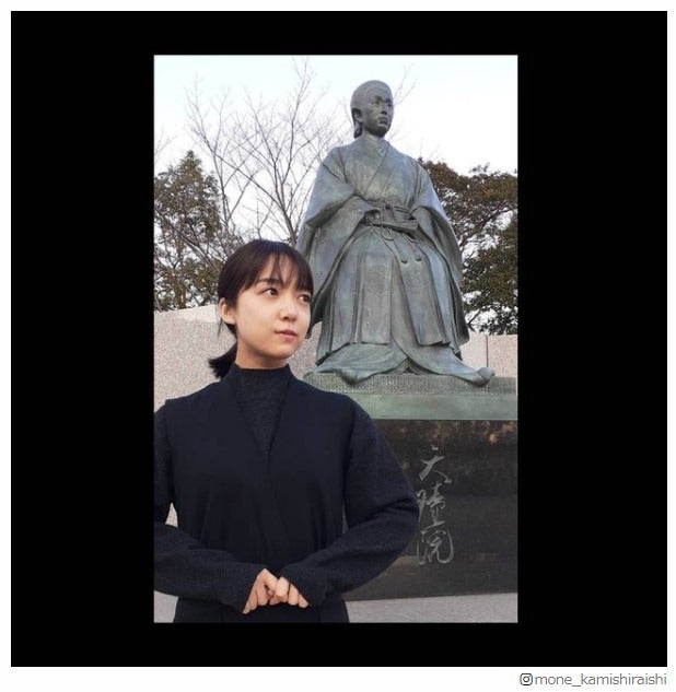 上白石萌音「青天を衝け」父との思い出写真公開「最高の親孝行」の声