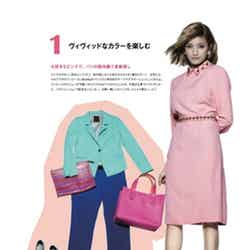 「パリでの街歩き」をテーマにコーディネートしたローラの私服／「Numero TOKYO」5月号／画像提供：扶桑社