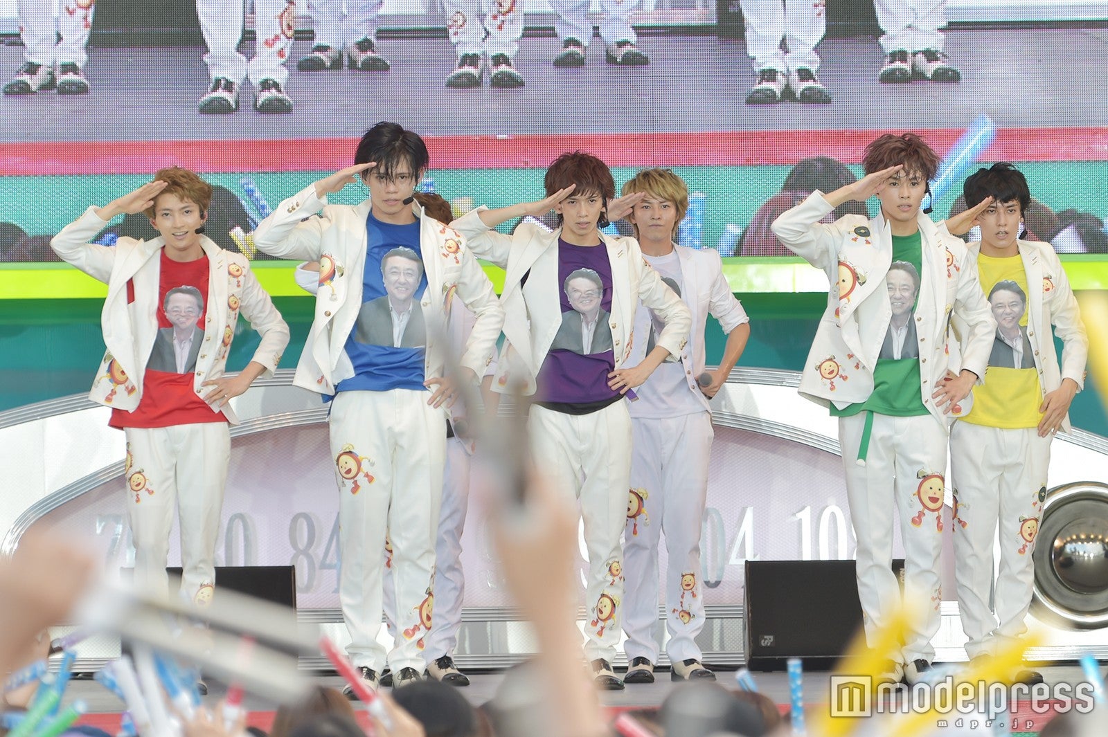 超特急／めざましライブの様子 （C）モデルプレス