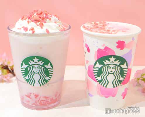 【スタバ新作メニュー】「さくら 咲くサク フラペチーノ」「さくら ソイ ラテ」何度も飲みたい軽やかな甘さ&桜色で一足早く春気分<試飲レポ>
