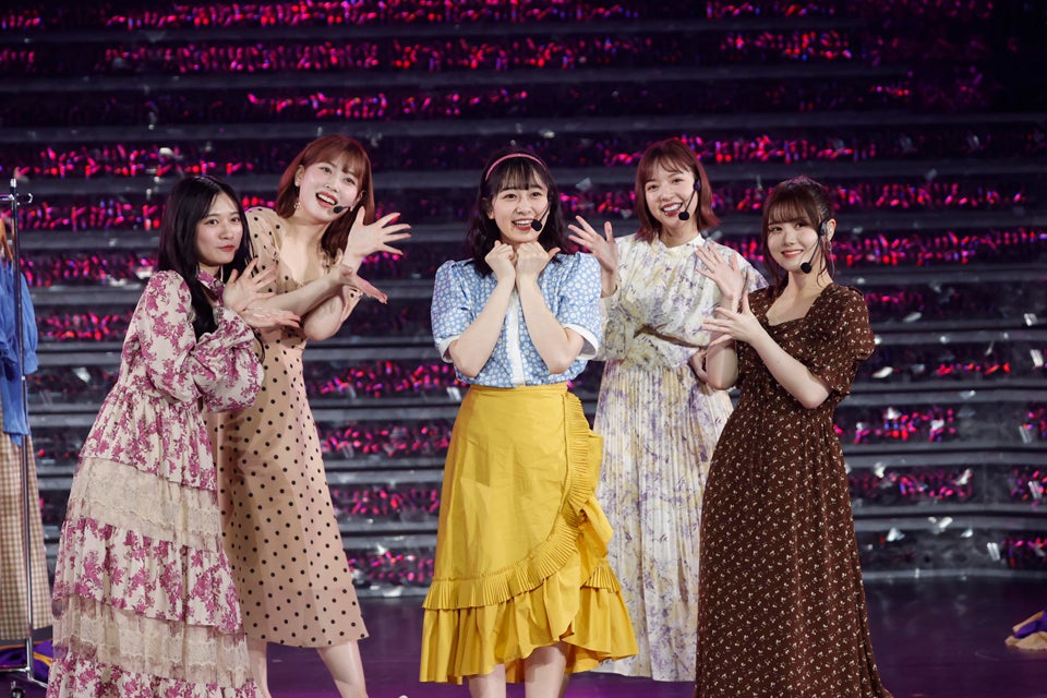 寺田蘭世、伊藤純奈、向井葉月、和田まあや、伊藤理々杏／「乃木坂46 アンダーライブ2021」（提供写真）