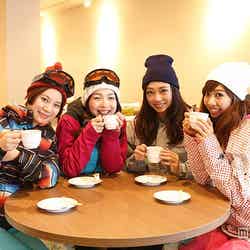 リラックスラウンジで一休み