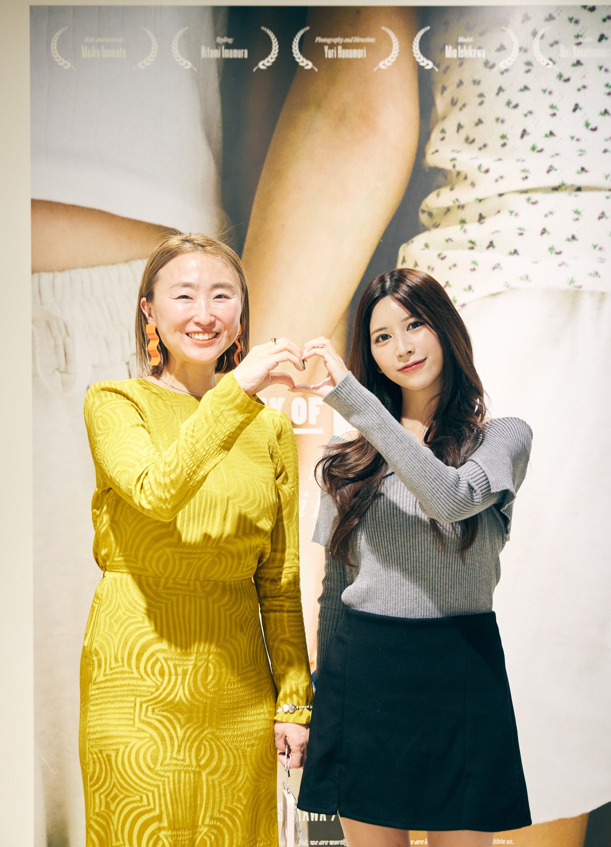 （左から）花盛友里、七ツ森りり（提供画像）