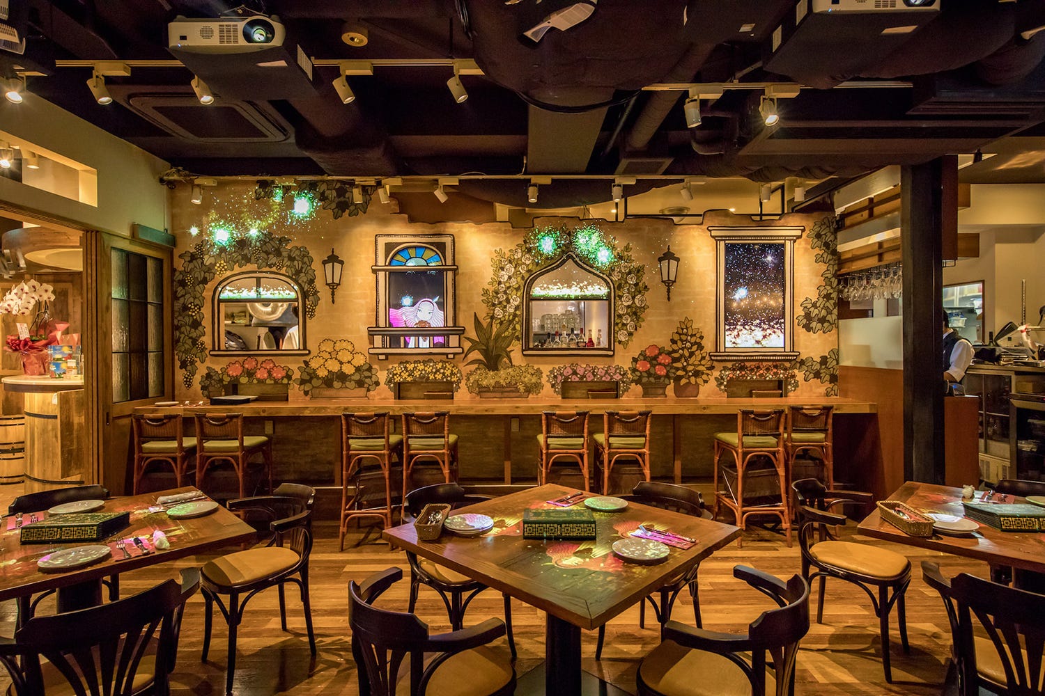 「太陽の娘 FAVETTA」プロジェクションマッピング×イタリア童話の体験型レストランが歌舞伎町に誕生