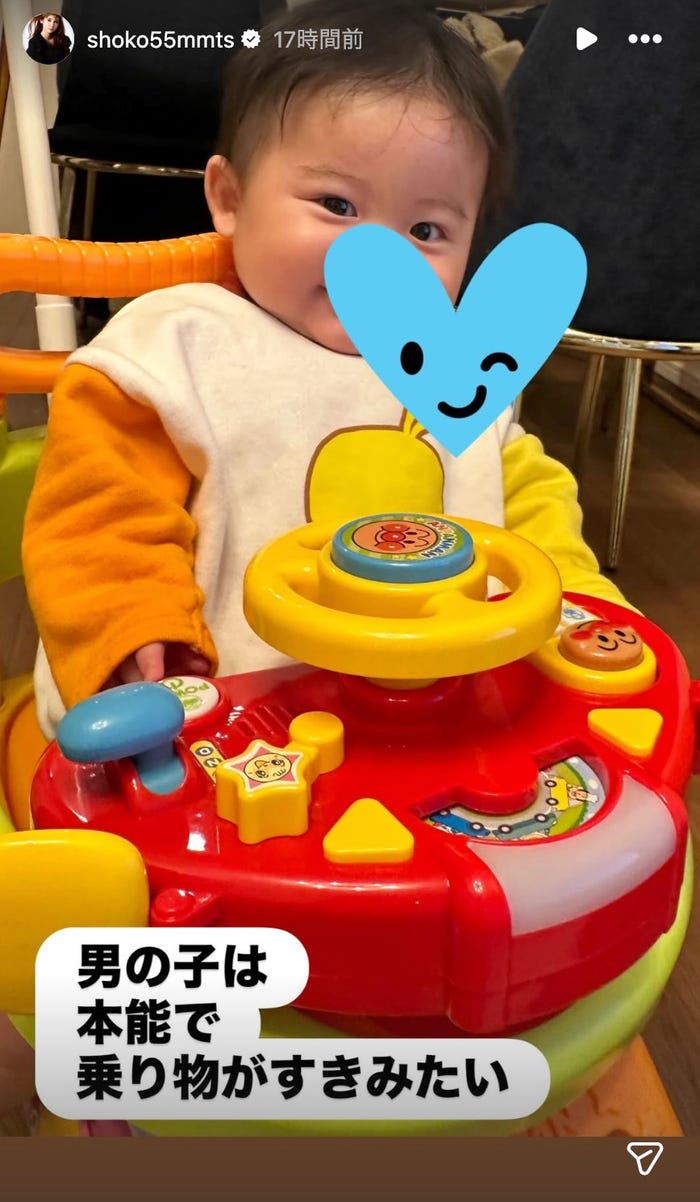 中川翔子Instagramストーリーズより