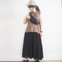 トレンドの《ニットベスト》着こなし術|秋先取りアイテムで季節の変わり目を楽しもう!