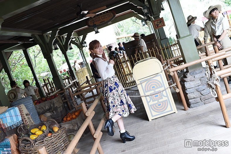 「ジャングルクルーズ：ワイルドライフ・エクスペディション」／モデル：河西里音