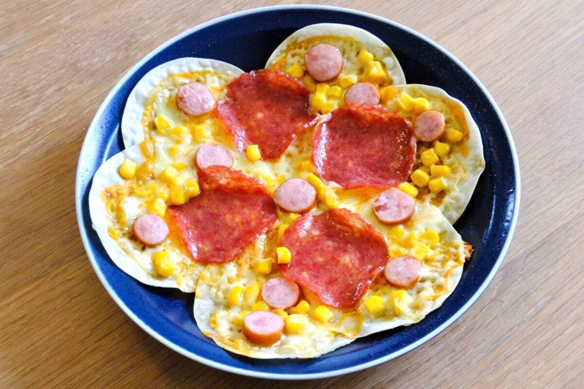 高嶋ちさ子 餃子の皮ピザ