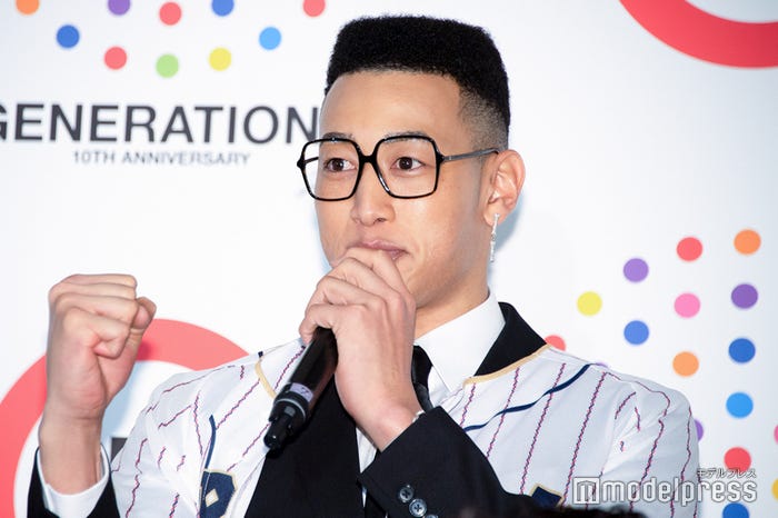 ユニフォーム姿で活動報告記者会見に出席した関口メンディー(C)モデルプレス