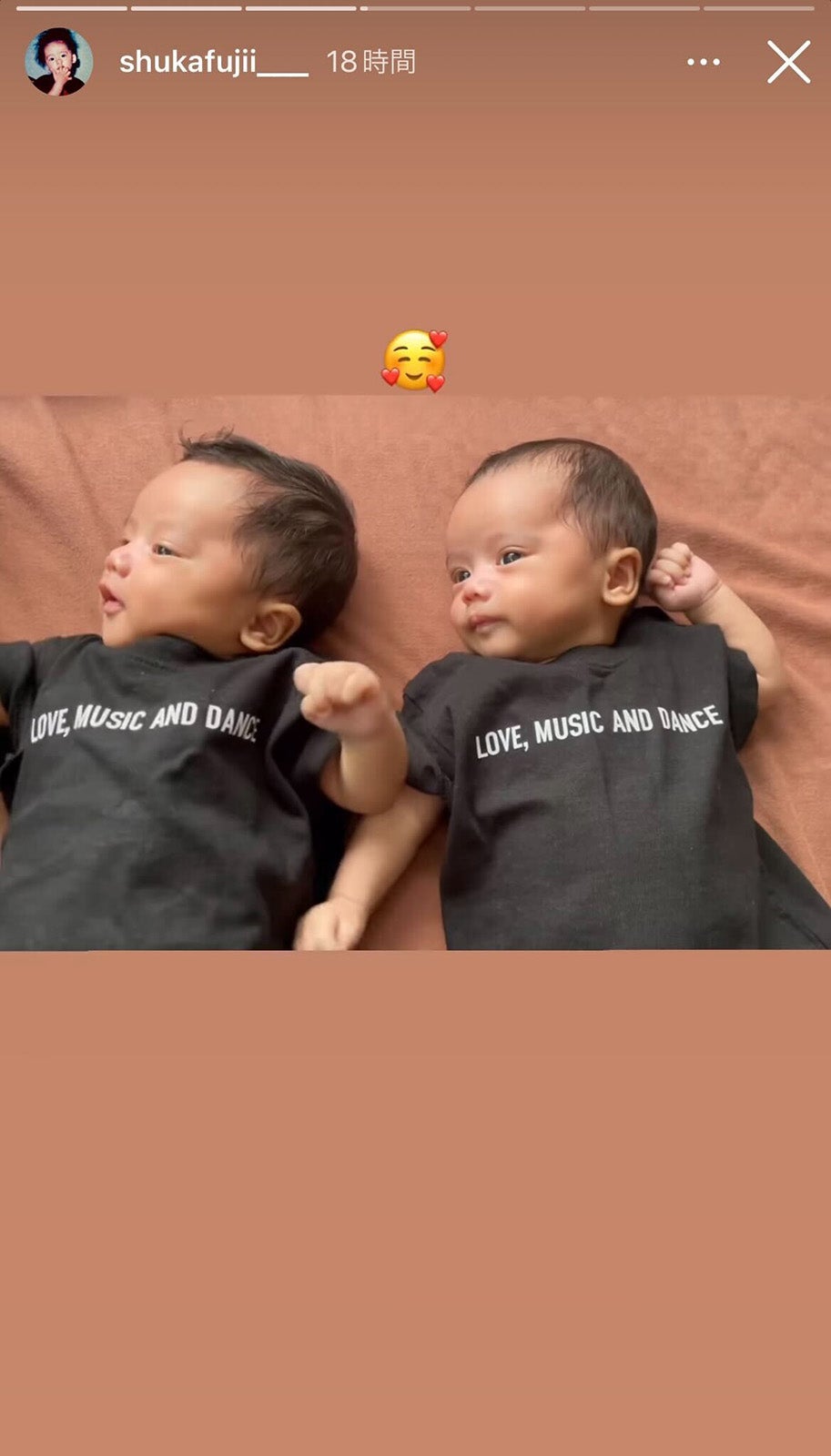 藤井萩花さんInstagramストーリーズより