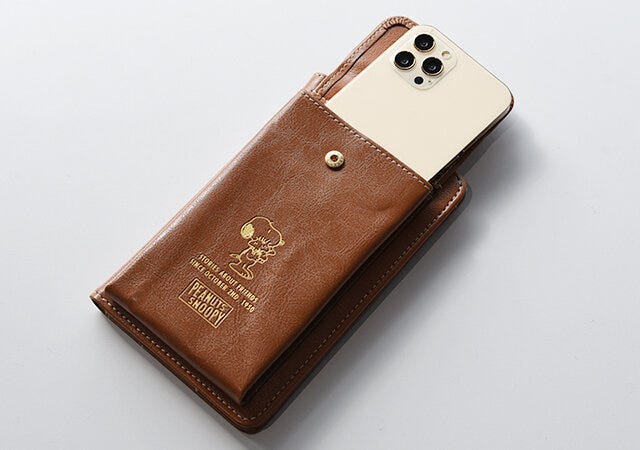 ムック本　ムック　付録　人気　おすすめ　オススメ　宝島社　宝島　レビュー　便利　優秀　当たり　最高　傑作　スヌーピー　SNOOPY　お財布ショルダーバッグ　お財布ショルダー　財布　スマホケース　スマホショルダー