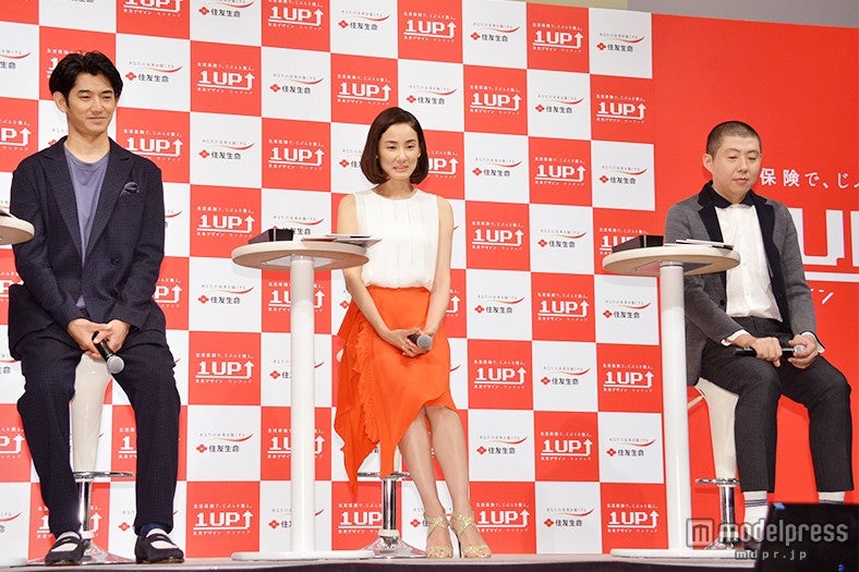 （左から）瑛太、吉田羊、荒川良々