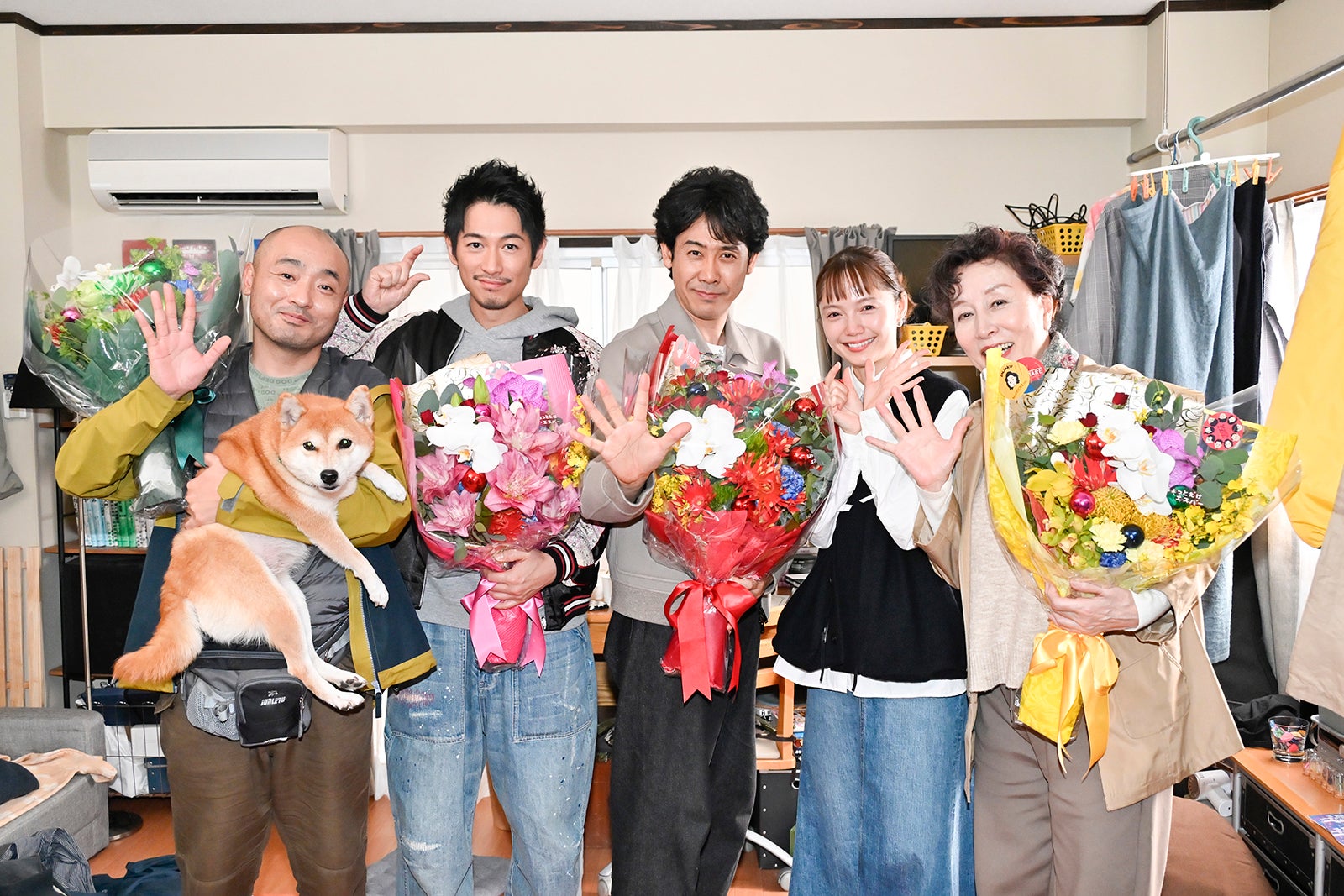 宇野祥平、ディーン・フジオカ、大泉洋、宮崎あおい、高畑淳子（C）テレビ朝日