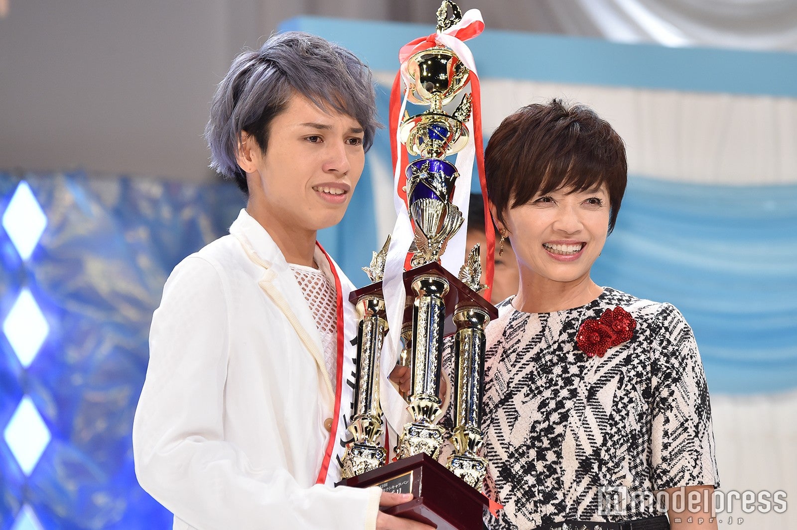 定岡遊歩、榊原郁恵 （C）モデルプレス