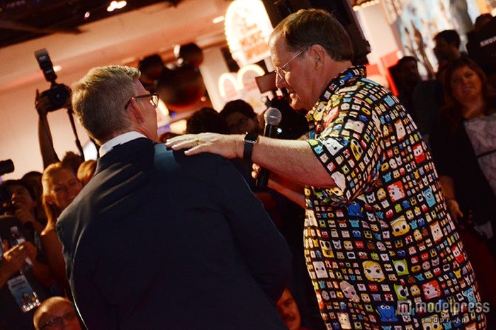 ジョン・ラセター氏も登場