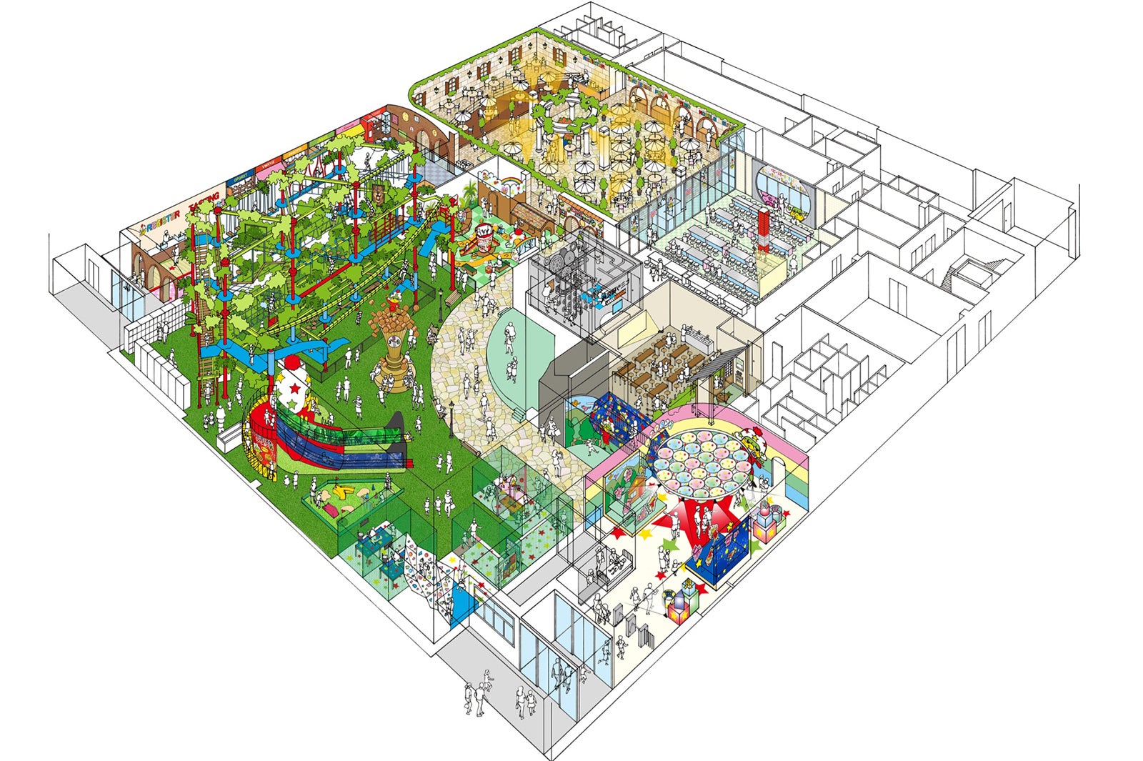 園内設計図／画像提供：おやつタウン