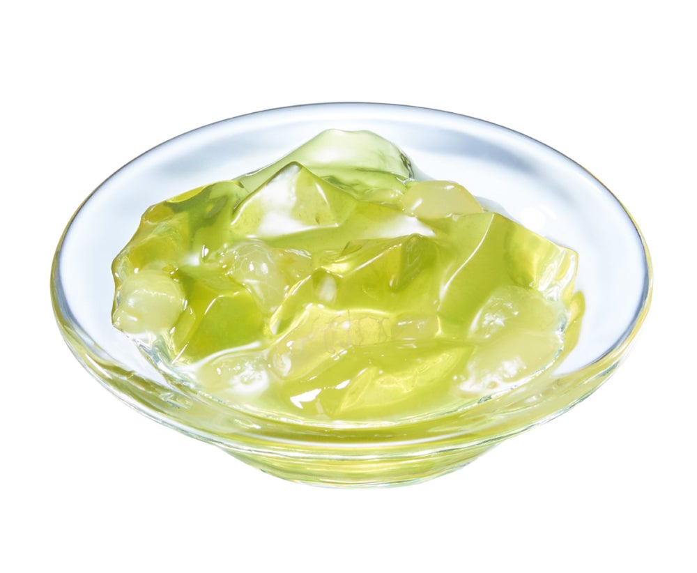 SUNシャインマスカットゼリー トッピング／画像提供：ゴンチャ ジャパン