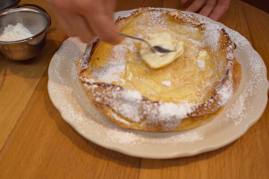 オリジナルパンケーキハウスダッチベイビー