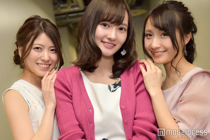 立正大学・新保里歩さん、静岡大学・石黒菖さん、亜細亜大学・伊藤愛真さん(C)モデルプレス