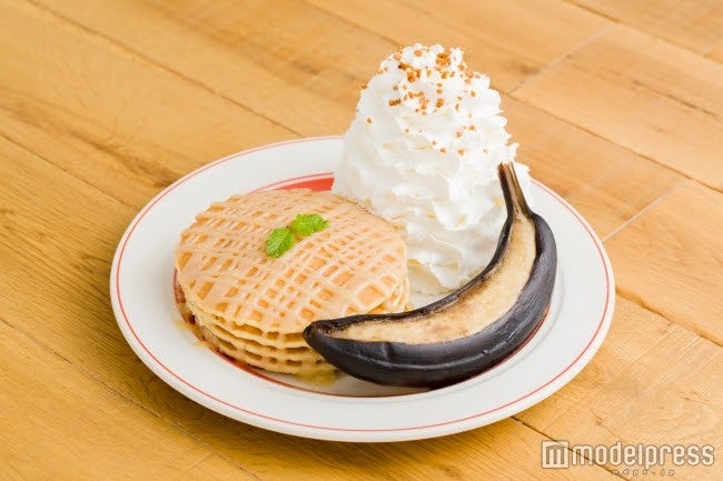キャラメルハニーパンケーキ with ベイクドバナナ￥1,450（税別）