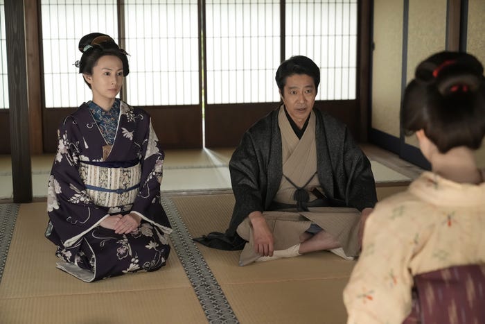 北川景子、堤真一(C)NHK