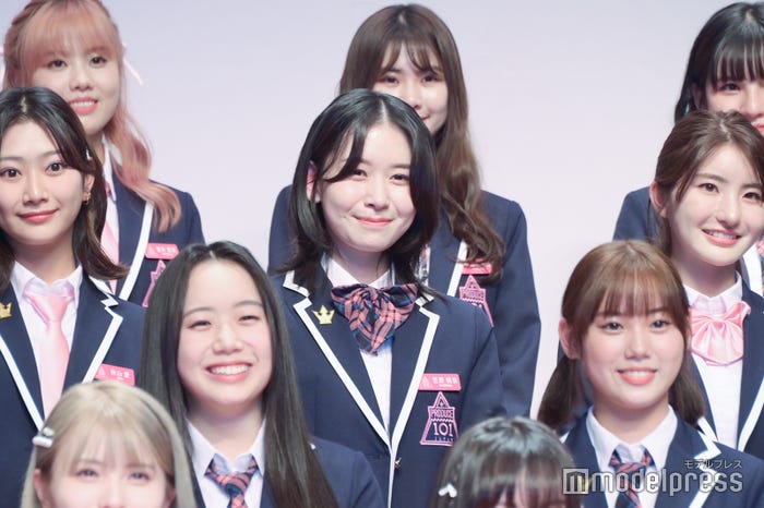 『PRODUCE 101 JAPAN THE GIRLS』概要発表記者会見、練習生お披露目の様子(C)モデルプレス