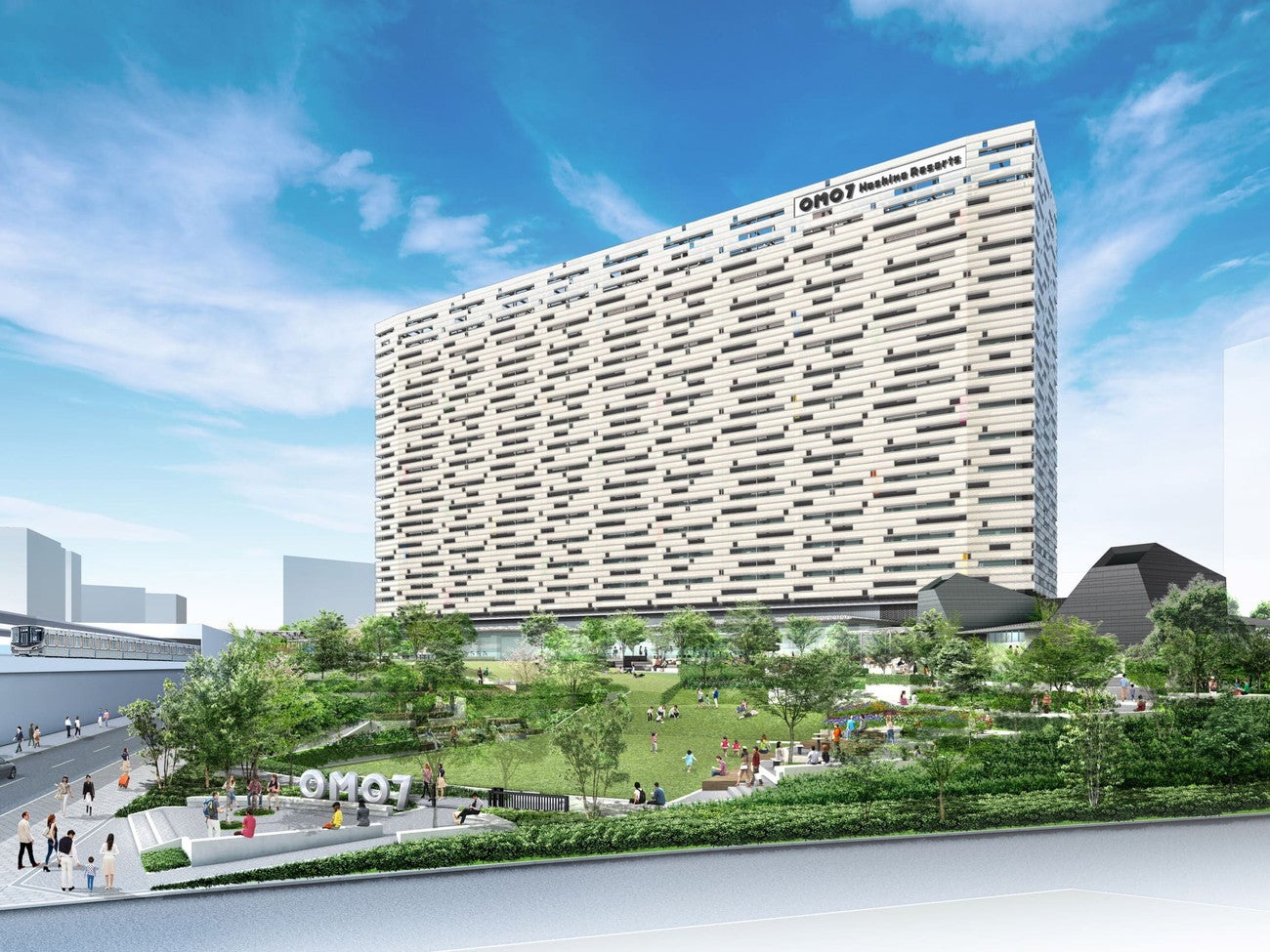 「OMO7大阪 by 星野リゾート」“粉もん”レストラン＆湯屋併設のガーデンエリア整備