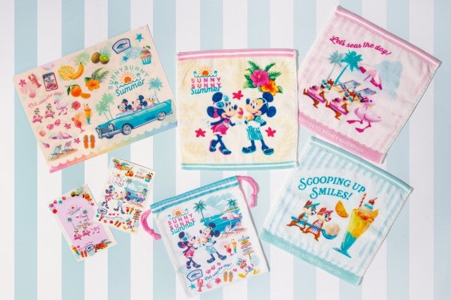東京ディズニーランド＆シー、“夏のバカンス”デザインの新作