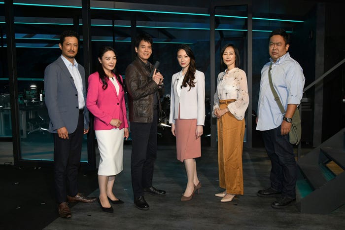 (左から)池内博之、仲間由紀恵、唐沢寿明、栗山千明、木村多江(画像提供:テレビ朝日)