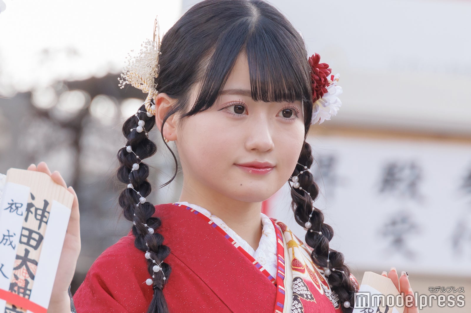 布袋百椛（C）モデルプレス