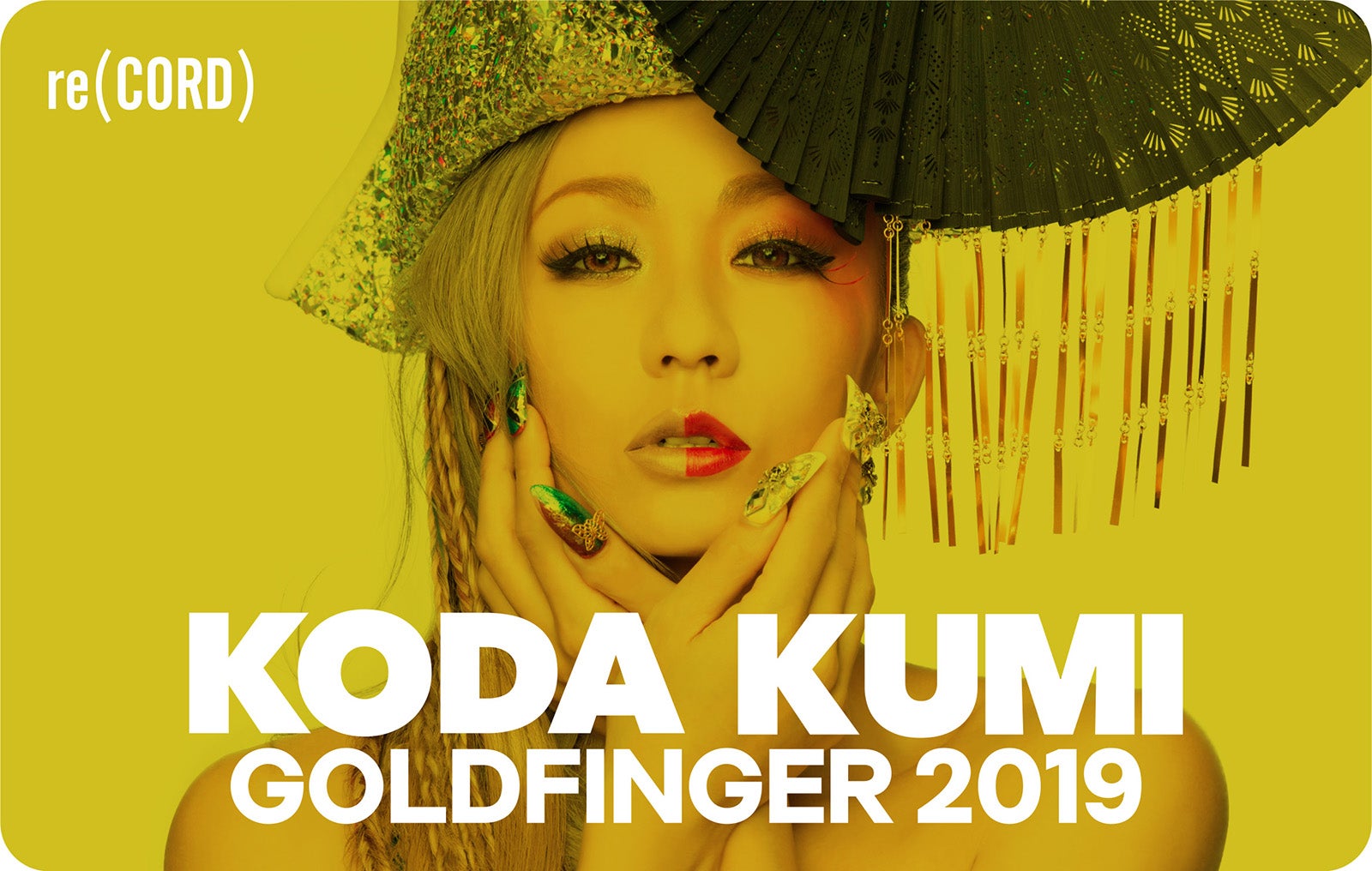 倖田來未「GOLDFINGER 2019」ミュージックカード（8月17日発売）（画像提供：avex）