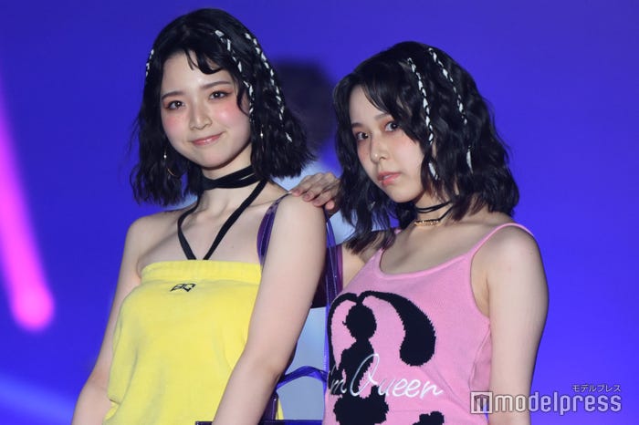 曽川咲葵、⻑⾕川乃彩(C)モデルプレス